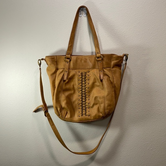 Lucky Brand Handbags - Lucky brand hobo bag slouch leather tan